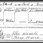 The marriage of John PARTRIDGE & Elizabeth RICHARDSON in 1881